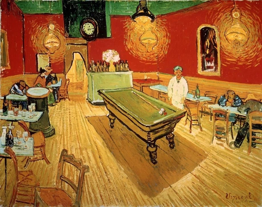  88-Vincent van Gogh-Il caffè notturno in Place Lamartine ad Arles, 1888 - New Haven, Yale University Art Galler 